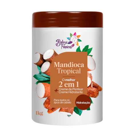 [5939764] Creme 2 Em 1 Beleza Tropical 1000 ml - Mandioca