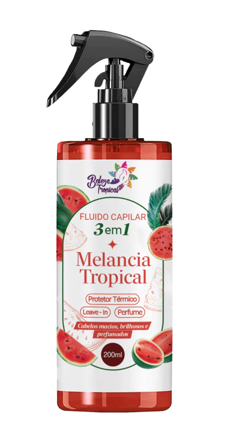 [5939572] Fluido Capilar 3 Em 1 Beleza Tropical 200 ml - Melancia