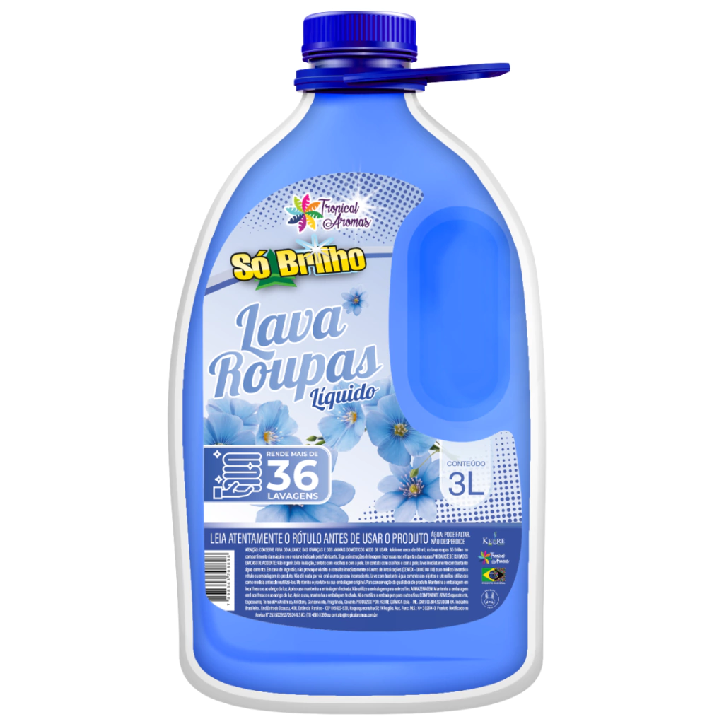 [5938919] Lava Roupas Liquido 3 Lts Tropical Aromas  - Tradicional