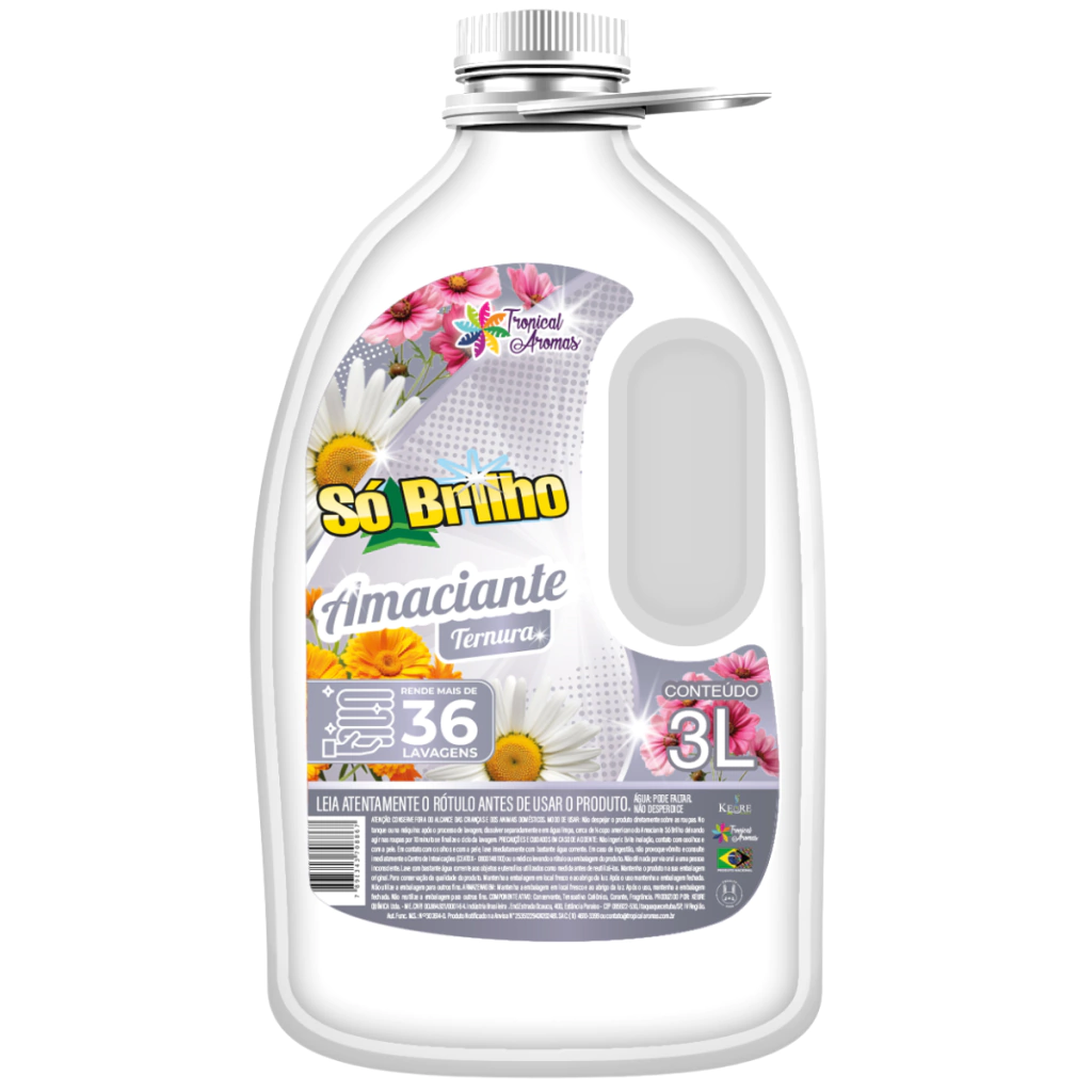 [2731] Amaciante de Roupas 1 Lt Tropical Aromas  - Ternura Branco